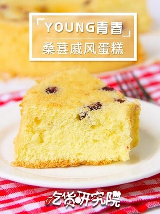 Young--mulberry Chiffon Cake