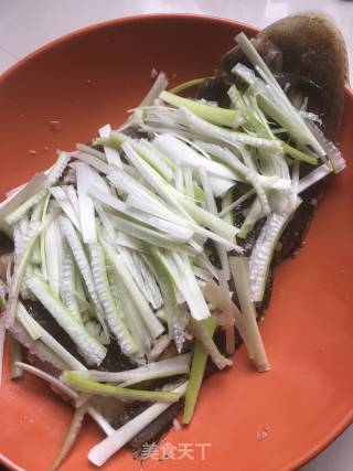 Tatami Fish with Scallion Oil recipe