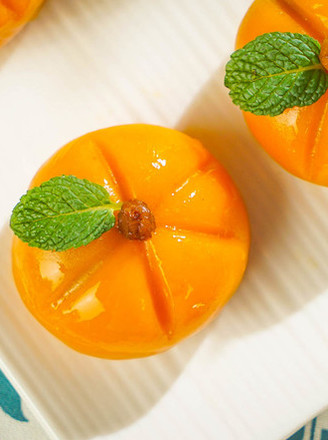 Mini Pumpkin Bean Paste Buns