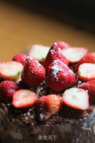 Strawberry Cocoa Cake recipe