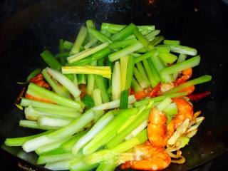 [family Quick Hand Stir-fry] Stir-fried Celery with Shrimp in Oyster Sauce recipe