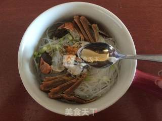 Steamed Crab with Vermicelli recipe