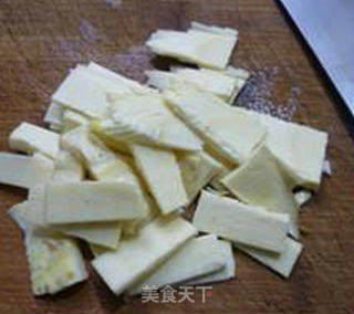 Fried Snow Peas with Winter Bamboo Shoots recipe