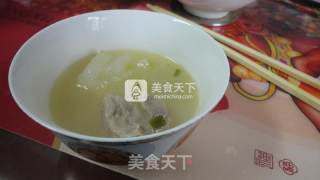 [fatty Mom's Delicious Notes]-lazy Version of Winter Melon Pork Ribs Soup recipe