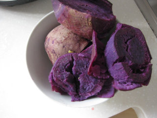 Purple Sweet Potato and Honey Bean Paste recipe