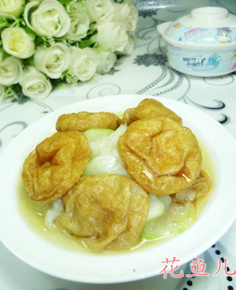 Stir-fried Pugua with Oily Gluten