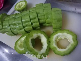 Hakka Stuffed Bitter Gourd recipe