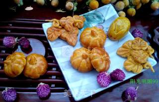 Purple Sweet Potato Mooncake recipe