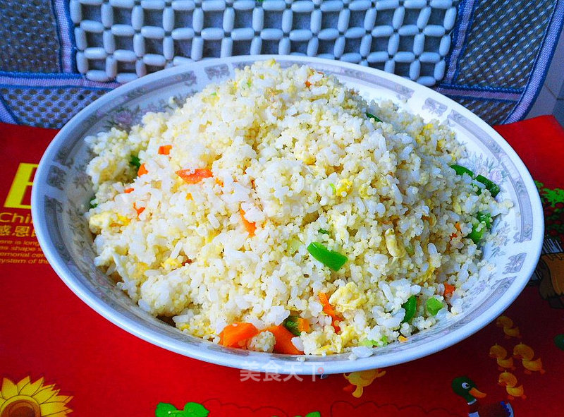 Egg Fried Two Rice recipe