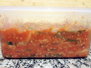 Going Out of The Country and Becoming Famous in The World-korean Spicy Cabbage recipe