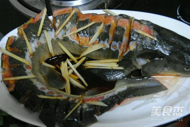 Steamed Arowana recipe