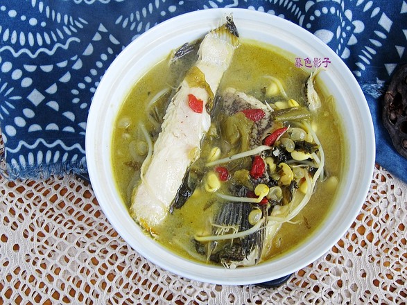 Pickled Fish with Soy Sprouts recipe