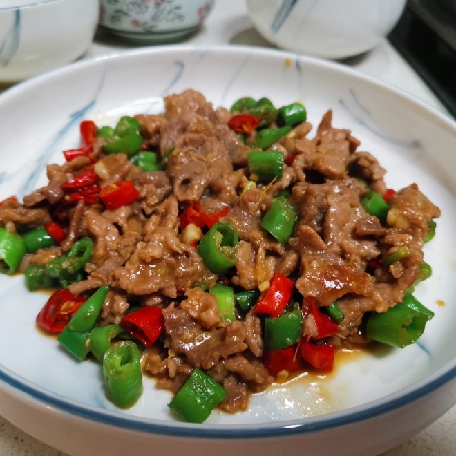 Stir-fried Yellow Beef recipe