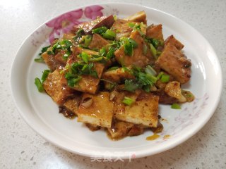 Spicy Fried Tofu Cubes recipe