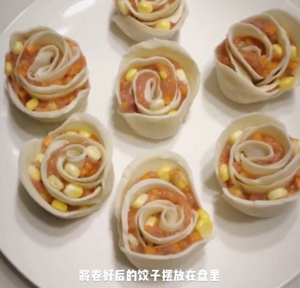 Valentine's Day Rose Dumplings recipe