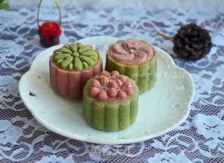 Momoyama Skin Red Bean Egg Yolk Mooncake recipe