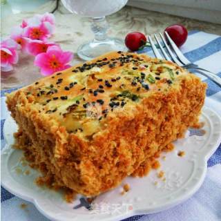 #aca烤明星大赛# Meat Floss Bread recipe