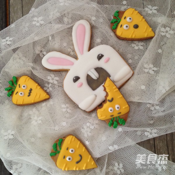 Frosted Biscuits-little White Rabbit Vs Carrot recipe