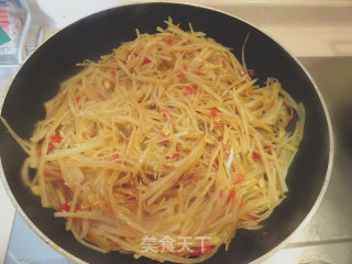 Super Meal-hot and Sour Potato Shreds recipe