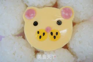 Cute Little Lion Rice Ball Meal recipe