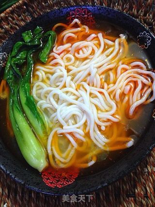 Fatty Intestine Noodles with Red Oil recipe