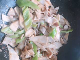 Fried Pork with Pleurotus Eryngii recipe