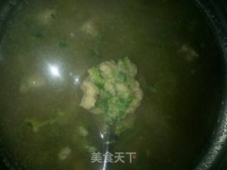 Spinach Balls and Loofah Soup recipe