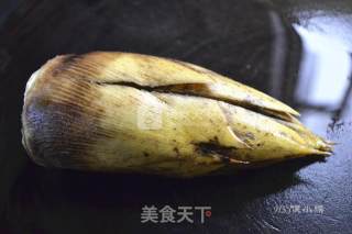 Braised Winter Bamboo Shoots with Takoyaki recipe