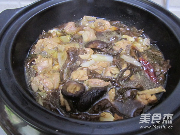 Stewed Chicken with Mushrooms recipe