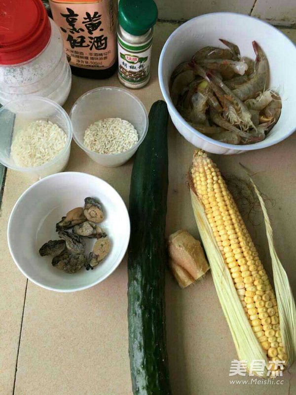 Shrimp and Oyster Congee recipe