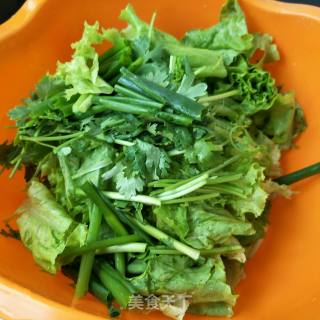 "cold Salad" Refreshing Lettuce with Sesame Sauce recipe