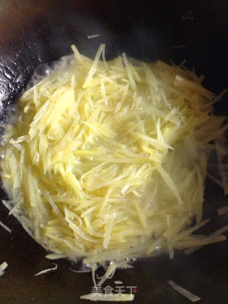 Garlic Potato Shreds recipe