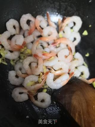Fried Shrimp with Ginger recipe