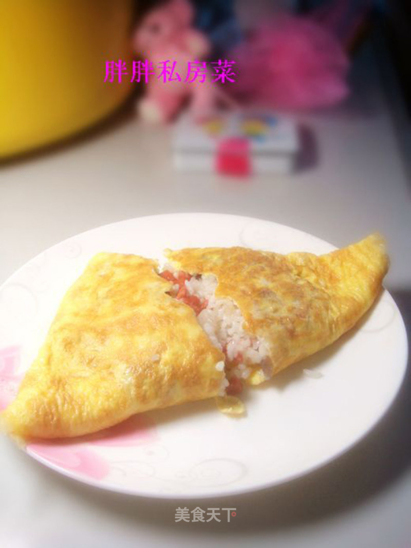 Nutritious Breakfast-omelet Rice