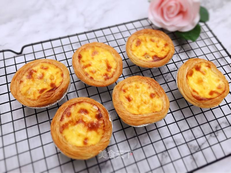 Honey Red Bean Egg Tart recipe