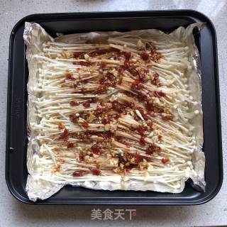 Garlic Enoki Mushroom recipe
