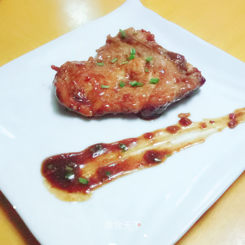 Scallion Fried Large Ribs (5 Minutes Super Tender) recipe