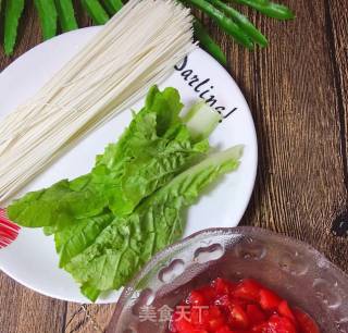 Tomato and Cabbage Noodle Soup recipe