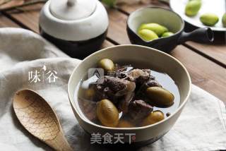 Green Olive Pig Lung Soup recipe