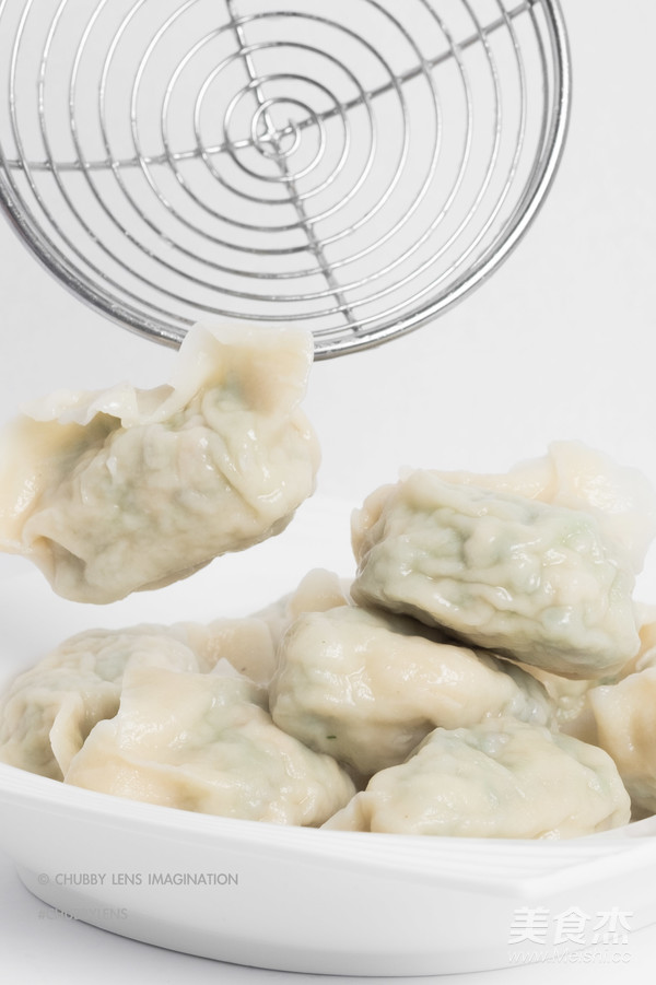 Cilantro, Mushroom and Chicken Breast Dumplings recipe