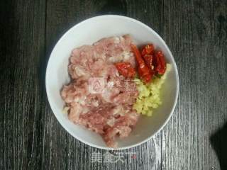 Fried Beans with Minced Meat recipe