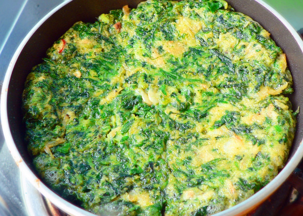 Shepherd's Purse Omelette recipe