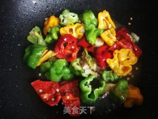 Scrambled Eggs with Wrinkled Pepper recipe