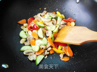 Stir-fried Pork with Choi Vegetables recipe