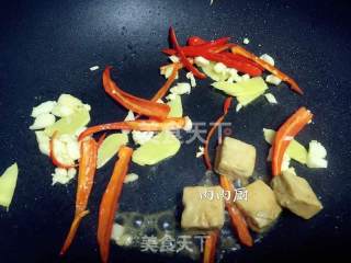 Guangzhou Home Cooking with Fermented Bean Curd Stir-fried Tongxincai#肉肉厨 recipe