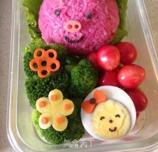 Cute Pig Bento recipe