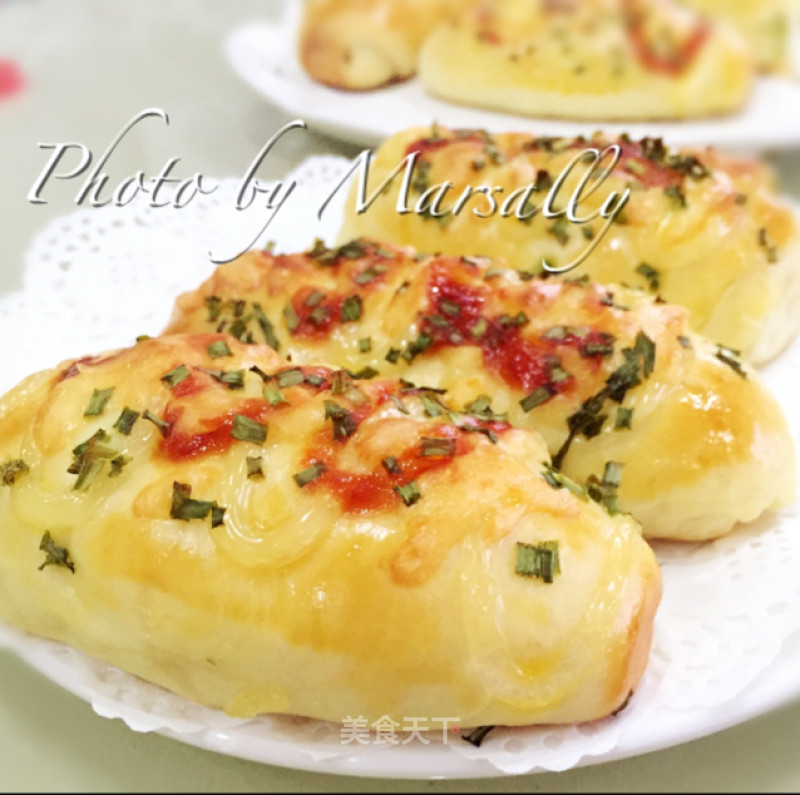 Scallion Cheese Bread (soup Type) recipe