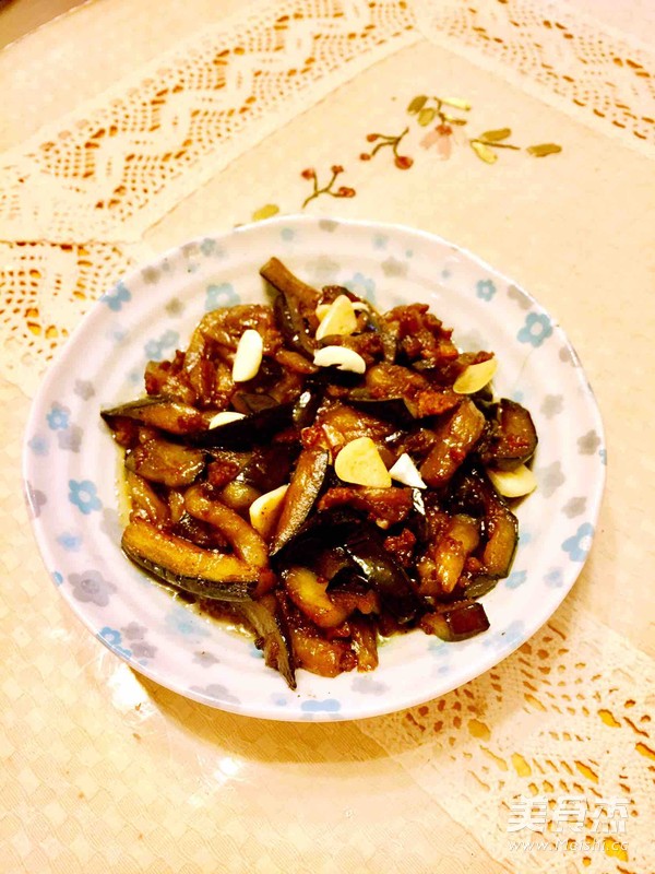 Braised Eggplant with Minced Meat recipe