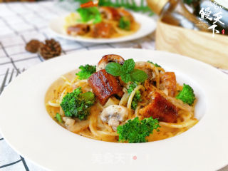 Creamy Eel Pasta recipe