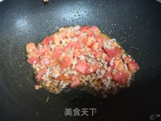 Mushroom Tomato Soup with Minced Meat recipe
